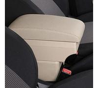 Caja reposabrazos Compatible Con Fiat 500 2015 2016 2017 2018 2019 2020 Caja Reposabrazos Caja De Almacenamiento Para Reposabrazos Caja Almacenamiento Para Consola Central Brazo Retrofit(Beige)