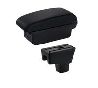 Caja Reposabrazos Para Coche Caja Almacenamiento Para Consola Central Para Suzuki SX4 Caja Reposabrazos(C2 Black Line USB)