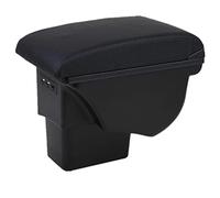 Caja reposabrazos para Consola Central del Coche, Caja de Almacenamiento Interior con 3 Puertos USB, Accesorios de Cuero para Coche, Compatible con KIA, para Soul.