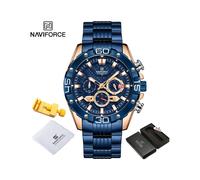 (CAJA RGBE) Relojes de moda para hombre, reloj de cuarzo clásico original de lujo, cronógrafo analógico,