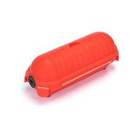 Caja roja de conexiones del alargador