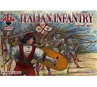 Caja Roja RB72099 - 1:72 Infantería Italiana, Siglo XVI, Set 1 - Nuevo