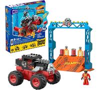 Caja Roto Monster Trucks Playset Pista Bone Shaker Edificios Mega 151pz HKF87
