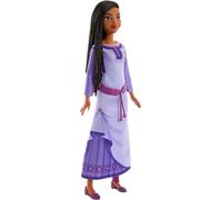 Mattel Disney Wish El Poder de los Deseos, Asha Muñeca con vestido morado y accesorios, inspirado en la película, juguete +3 años (HPX23)