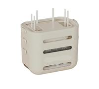 Caja Router Pared Caja de almacenamiento for enrutador, organizador cables WiFi, soporte for decodificador TV, estante for MÓDEM INALÁMBRICO, gestión enchufes for el hogar y la Oficina(Black02)