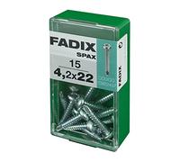 CAJA S 15 uds. TORNILLO ROSCA CHAPA CR AUTOT. 4,2x22mm FADIX