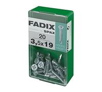 CAJA S 20 uds. TORNILLO ROSCA CHAPA CP AUTOT. CINC 3,5x19mm FADIX