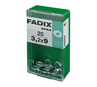 CAJA S 25 uds. ARANDELA PLANA ANCHA CINC 3,2x9mm FADIX