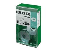CAJA S 8 uds. ARANDELA PLANA ANCHA CINC 8,4x24mm FADIX