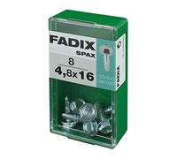 CAJA S 8 uds. TORNILLO ROSCA CHAPA HEXAGONAL AUTOT. 4,8x16mm FADIX