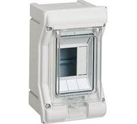 Hager serie ve uv - Caja superficie estanca vector ve exterior ip65 1 fila 3 módulos