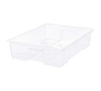 Caja SAMLA 78x56x18 cm/55 l, transparente