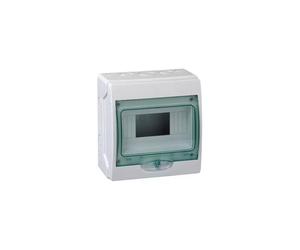 Caja Schneider Mini Kaedra Estanca Superficie 1 Fila 8 Mód 13978