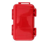 Caja Seca para Teléfono Celular, ABS Rígido, Roja, con cierre | Protección contra Golpes y Clima, Inserto de Espuma, Uso para Campistas y Navegantes, Portátil
