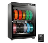 Caja secadora de filamentos, almacenamiento antihumedad para 10-12 rollos de 1 kg, humedad 15%-60%, compatible con nailon PLA PETG ABS TPU para el hogar y la empresa
