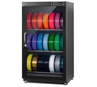 Caja secadora de filamentos, almacenamiento antihumedad para impresión 3D, capacidad para hasta 15 rollos, deshumidificación 15%-60% RH, para el hogar y estudios pequeños, 70 L