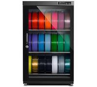 Caja secadora de filamentos con control de humedad, almacenamiento antihumedad para 12 rollos de 1 kg, compatible con filamento de impresora 3D PLA PETG ABS TPU nailon, para uso doméstico y comercial