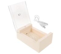 Caja Secadora USB Portátil, Reduce Humedad y Sudor | Plástico Blanco, Operación Silenciosa, para Adultos y Uso Profesional, Incluye Frasco Deshumidificador y Desecante