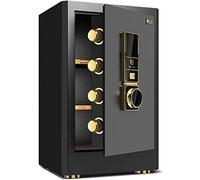 Caja segura Inicio seguro 60 cm All-Steel Anti-T-T-T-T-THEFT SECT Safe Office Babyet Contraseña Caja segura en la mesa de noche de la pared para el hogar y la oficina (color: negro, tamaño: 60 * 40 *