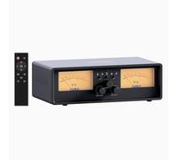 Caja Selectora De Altavoces con Medidor VU, Conmutador De Audio Analógico De 2 Entradas Y 2 Salidas, con Pantalla DB Y Mando a Distancia, para Amplificadores Estéreo De Clase Válvulas