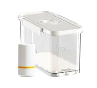 Caja sellada para alimentos, contenedor a prueba de fugas, tarro de almacenamiento hermético, diseño duradero de despensa de cocina, organización de verduras, de bloqueo de tapa, gabinete