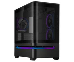 Caja Semitorre ASUS PRIME AP202 ARGB Negro Cristal Templado Micro ATX/Mini-ITX