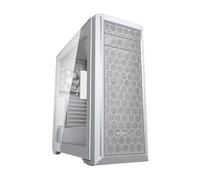 Caja semitorre Blanca con diseño Moderno, Espacio para ventilación óptima y Soporte para múltiples Dispositivos. Ideal para Sistemas de Gaming y Oficina.