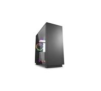 CAJA SEMITORRE SHARKOON PURE STEEL VENTANA LED RGB S/F USB 3.0 NEGRO