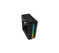 Caja Semitower - Bitfenix - Saber Mesh RGB - Negro - 4 bahías internas - Refrigeración por aire
