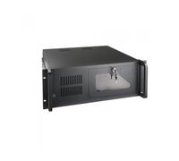 Caja servidor tooq rack 19 pulgadas 4u 406 negra sin fuente ventana transparente