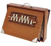 Caja Shruti de 40,6 cm, madera de teca maciza Sur Peti con bolsa, caja grande Shruti con bolsa de transporte y sintonizada a 440 Hz