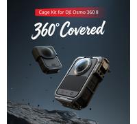 Caja SmallRig para DJI Osmo 360 II, con cubierta protectora de silicona, orificios de 1/4"-20, soporte de lente plegable, edición básica/avanzada 6716