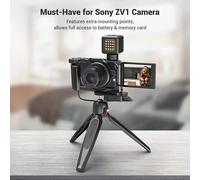 Caja SmallRig ZV1 para cámara Sony ZV1 con asa lateral, zapata fría integrada para micrófono, flash, luz, opción DIY 2938