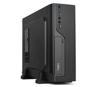 NOX LITE070 -NXLITE070- Minitorre con Fuente alimentación 500W, USB 3.0, ventilador 80mm, Micro ATX;ITX, panel frontal efecto cepillado, negro