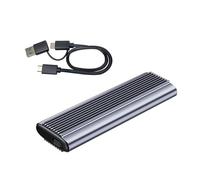 Caja Sólido Externo USB3.1 10Gbps Protocolos Dobles Aluminio Sin Herramientas Garantiza Rápida Disipación del Calor