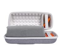 (Caja Solo) Khanka EVA Duro Caso Recorrido Bolso Funda Estuche Case para JBL Charge 5/4 - Altavoz Bluetooth inalámbrico Portátil Estéreo (Gris)