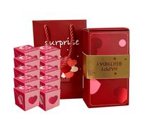 Caja sorpresa, caja de regalo de explosión para dinero, rebote plegable para aniversario, boda, cumpleaños, propuestas de matrimonio (cajas A-10)