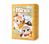 Caja Sorpresa Coleccionable Niinooo Meow Moo - Blind Box con Figura Disfrazada de Animal de 17 cm - Personaje Aleatorio - Llavero de Peluche - Colección de 6 Figuras + 1 Figura Secreta Exclusiva
