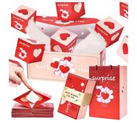 Caja sorpresa de dinero 2026, caja de regalo plegable de explosión, cajas de regalo únicas para Navidad, cumpleaños, aniversarios y día de San Valentín