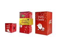 Caja sorpresa de dinero, caja de regalo sorpresa de Navidad explosión por dinero, cajas de regalo plegables únicas de sobres rojos, explosión de efectivo de lujo para cumpleaños, Navidad, aniversario