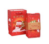 Caja sorpresa de Navidad, explosión, regalo, creación de sobres interactivos, caja plegable de papel, la mayoría R2n9 Bounce