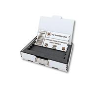 Caja Sorpresa Entrada Fútbol Personalizada Niño | Entrada R. Madrid/Barcelona/At. de Madrid - Regalo Original para Fans del Fútbol | Regalo Sorpresa Futbol (Blanco, Barcelona)