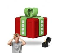 Caja Sorpresa Misterio para Adultos: Broma Divertida con Figura 3D de Dedo Medio - Regalos Originales para Cumpleaños, Navidad y Fiestas