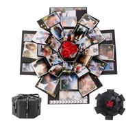 Caja Sorpresa Regalo, Explosion Box, DIY Álbum Explosión, Caja de Regalo Explosión Creativa para Navidad Cumpleaños Aniversario Regalo de Boda de San Valentín