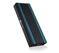 Caja SSD Externa ICY BOX IB-1824ML-C31 M.2 Aluminio Negro USB-C RGB