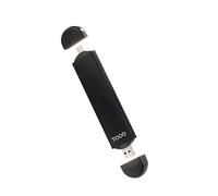 TOOQ TQE-2240B - Caja Externa USB-C/M + USB-A/M para SSD M.2 NGFF/NVMe, Negra