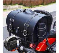 Caja superior de motocicleta retro, maletero universal grueso impermeable con cerradura de combinación de seguridad y asa de transporte, maleta de almacenamiento para casco de motocicleta, aspecto