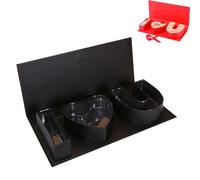 Caja Te Amo, Caja Te Amo for Flores, Caja de Regalos Rellenable con Letras de Cartón Te Amo Vacía, Flores Vacías I Corazón U Regalos de Flores(Black)