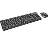 Caja Teclado + Ratón Trust XIMO QWERTY RF Inalámbrico Negro Ratón Incluido NUEVO