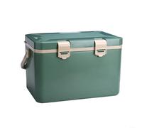 Caja térmica portátil aislada para pesca, mango ergonómico, material PP, cierre a presión, base antideslizante, disponible en 10L, 14L, 18L, para pescadores, viajes de camping